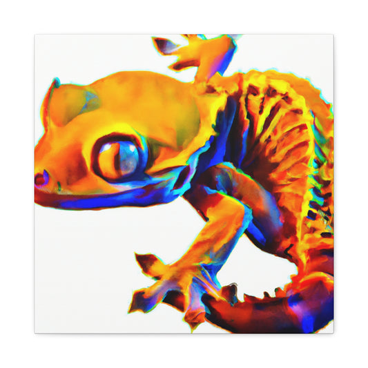 Crested Gecko Reflection - Canvas