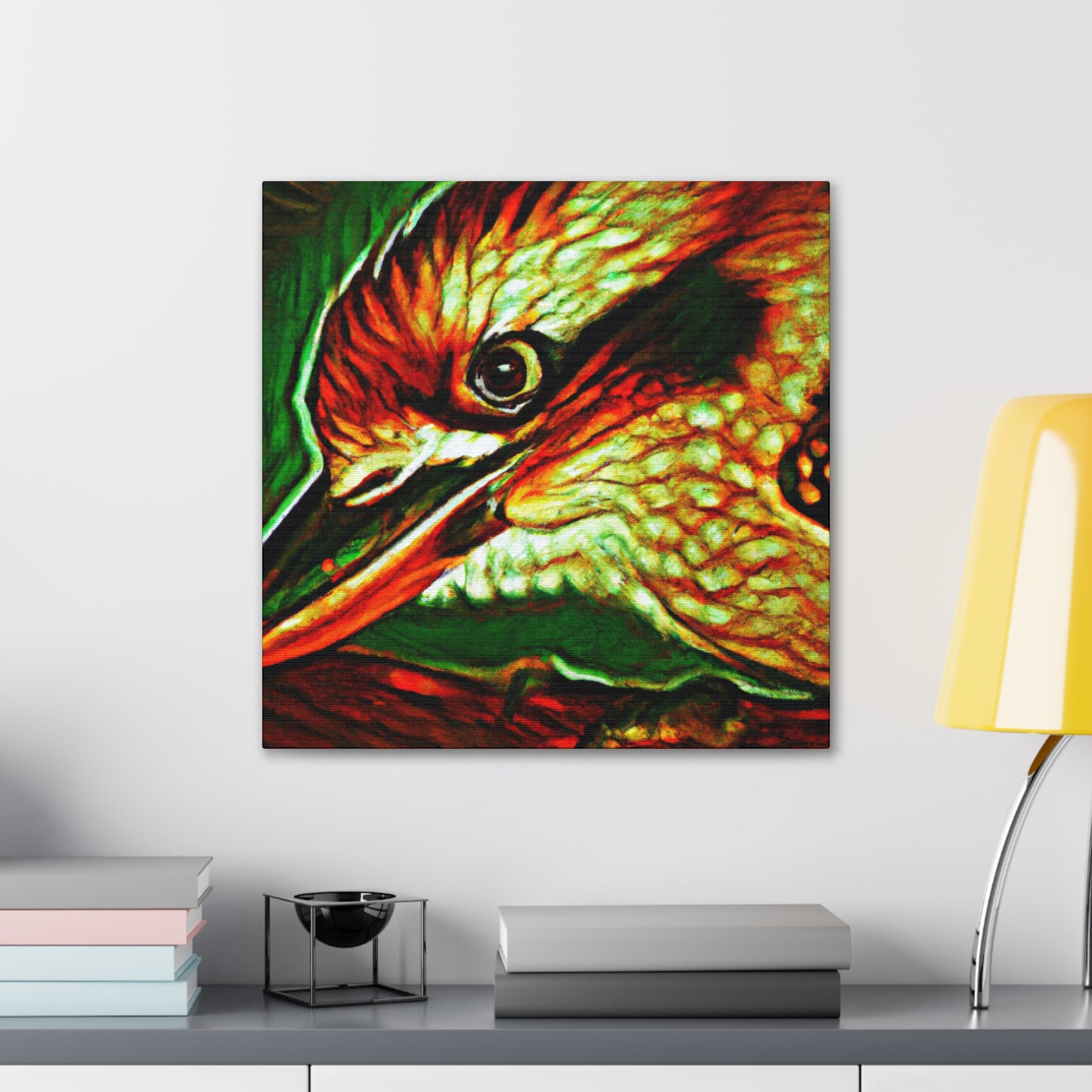 Kookaburra in Flight - Canvas