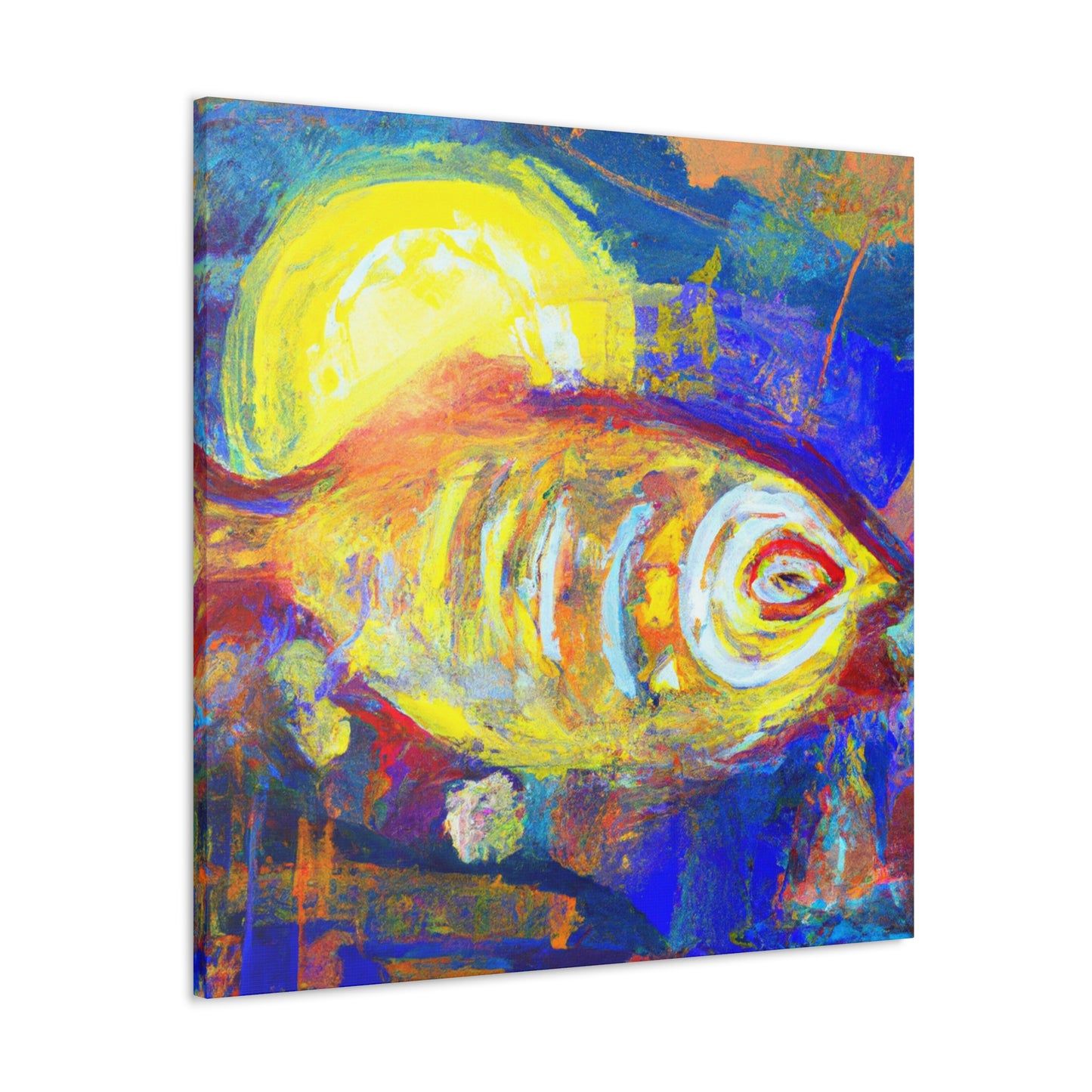 Fish in Expressionism - Canvas