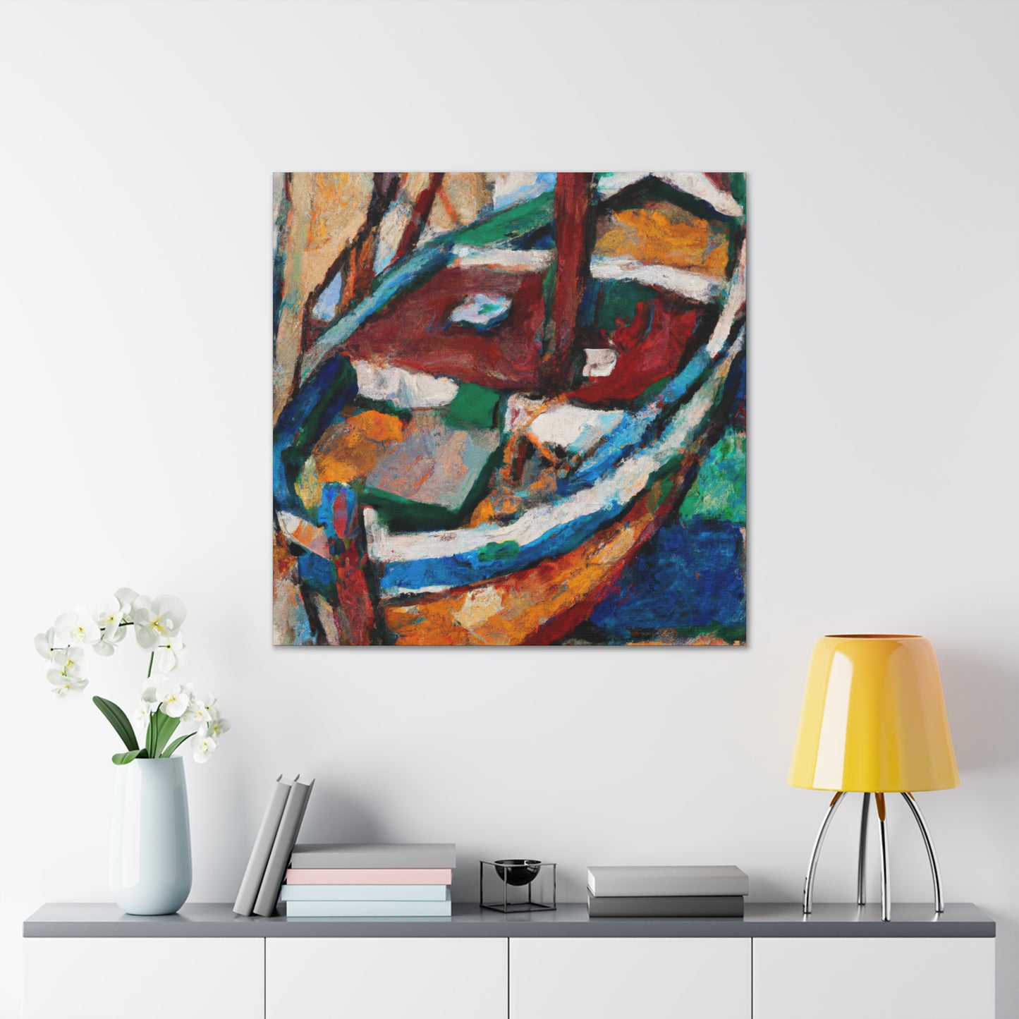 Sailing the Blue Seas - Canvas