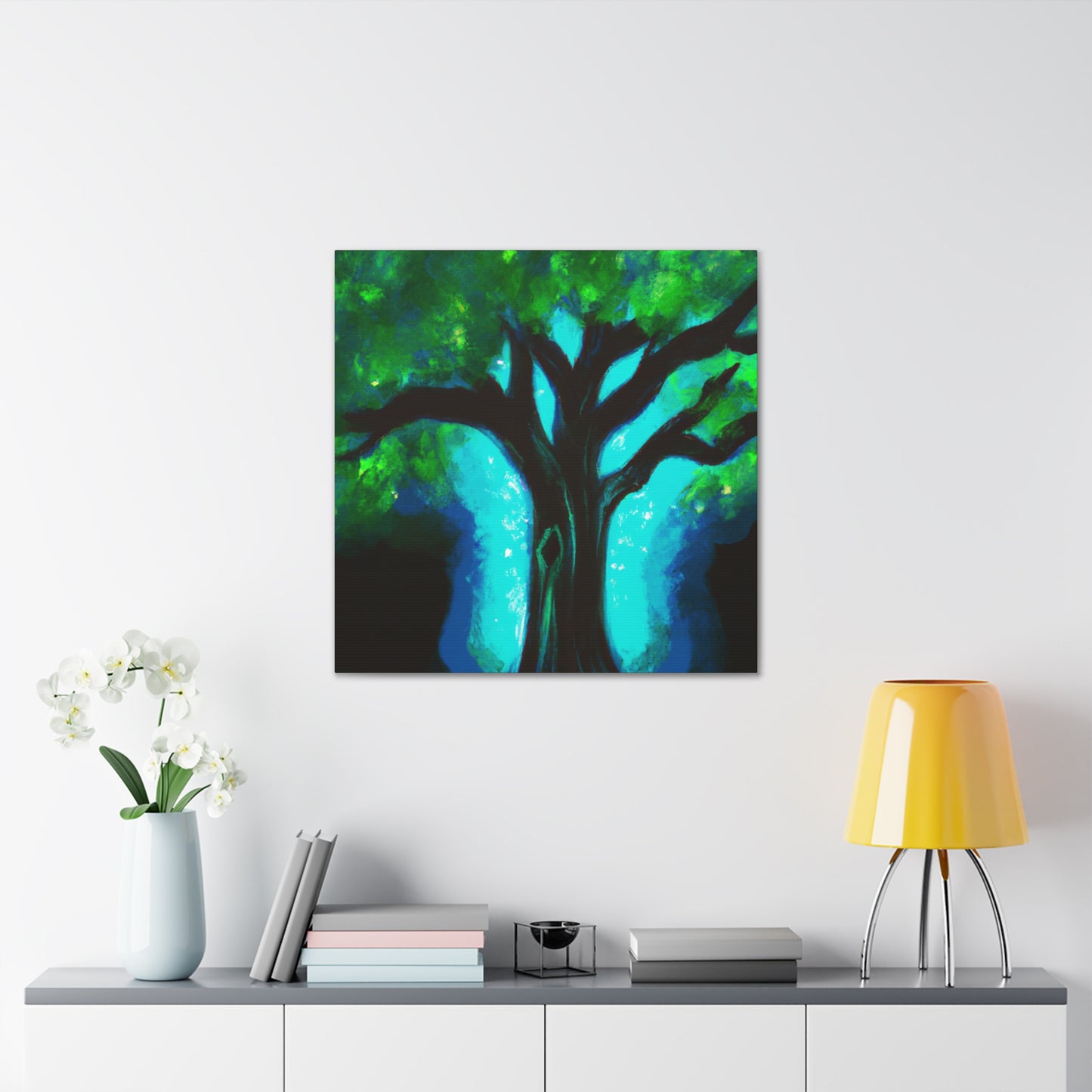 "Oak Tree Ode Variegata" - Canvas