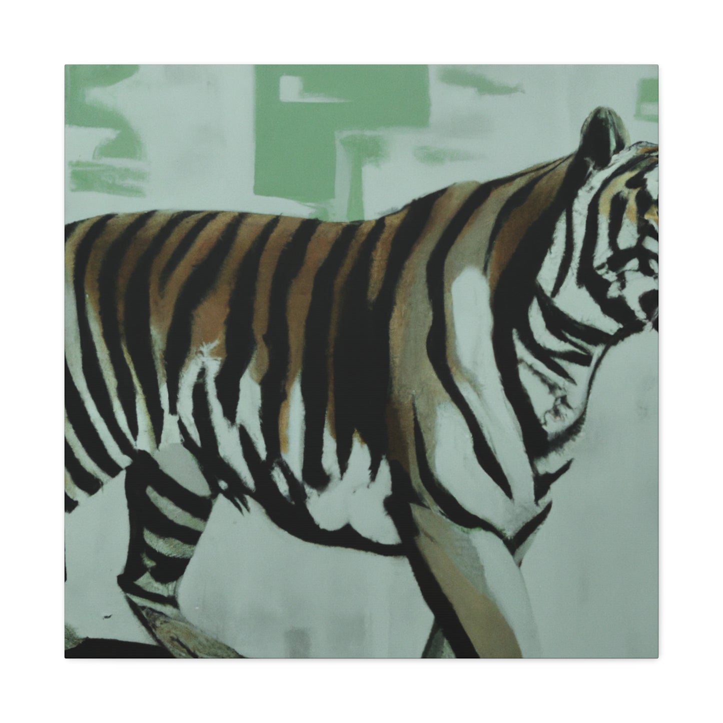 Bengal Tiger Roars - Canvas