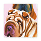 "Shar Pei Expressionism" - Canvas