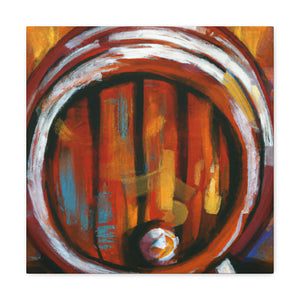 "Whisky Barrel Reflection" - Canvas