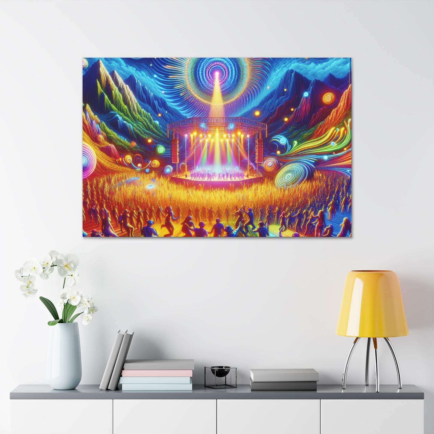 Euphoric Nature's Dance - Canvas