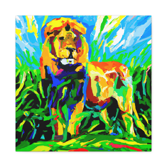 Regal Lion Fauve - Canvas