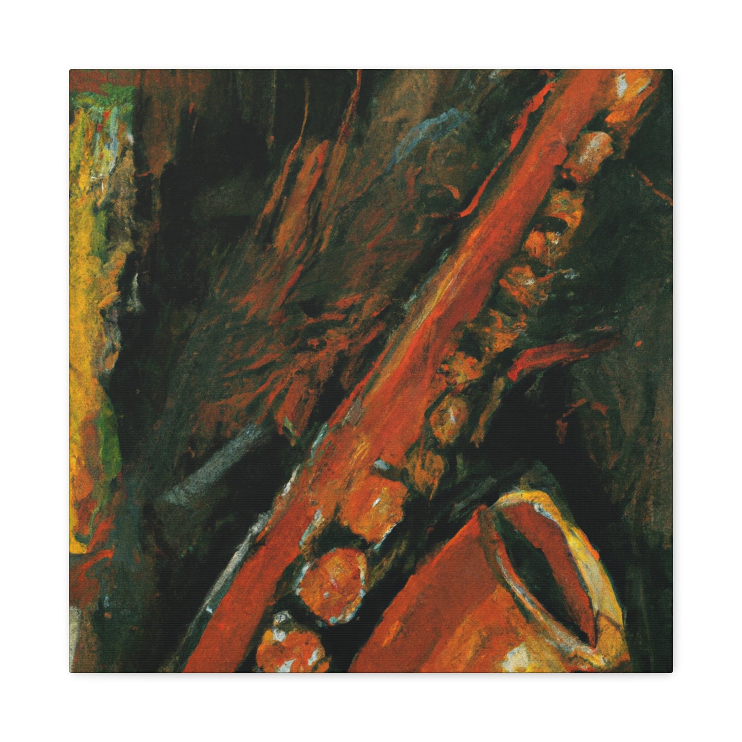 Saxophone's Musical Dance - Canvas