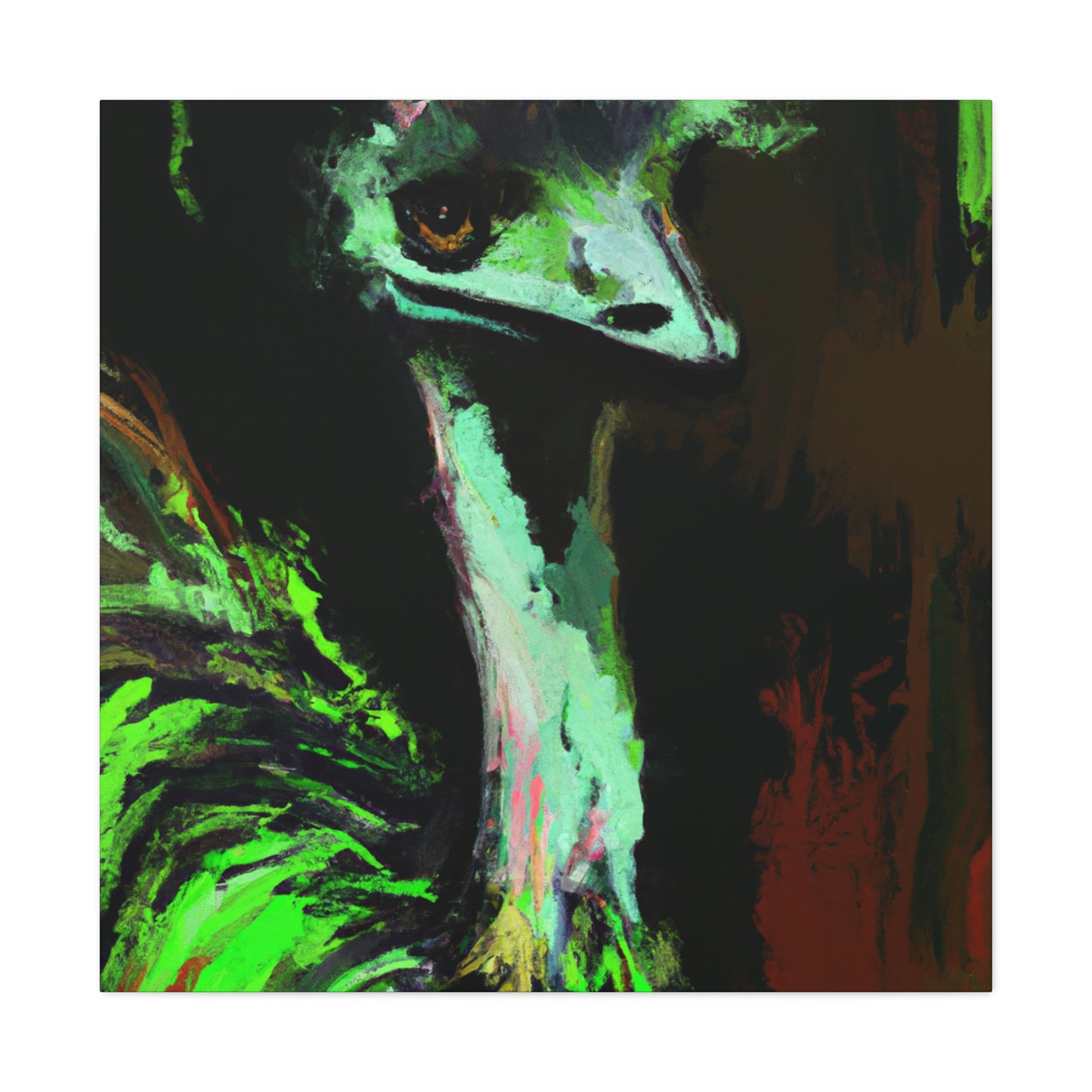 "Emu on the Plains" - Canvas