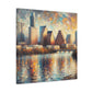 "Lively Shades of Austin" - Canvas