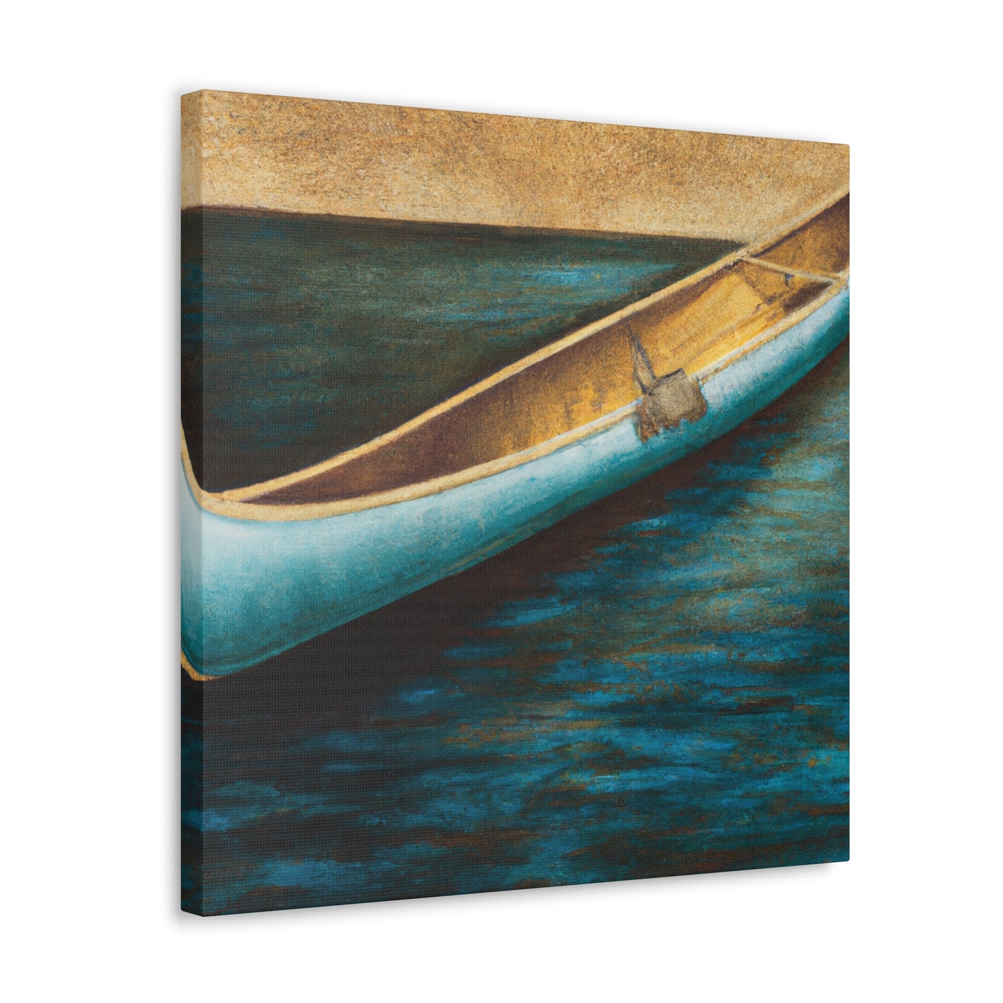 Canoes on the River - Canvas