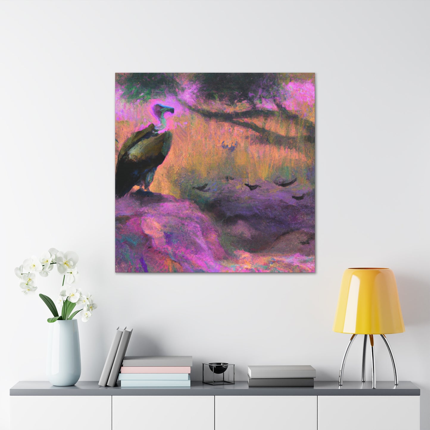 "Vulture in the Sky" - Canvas