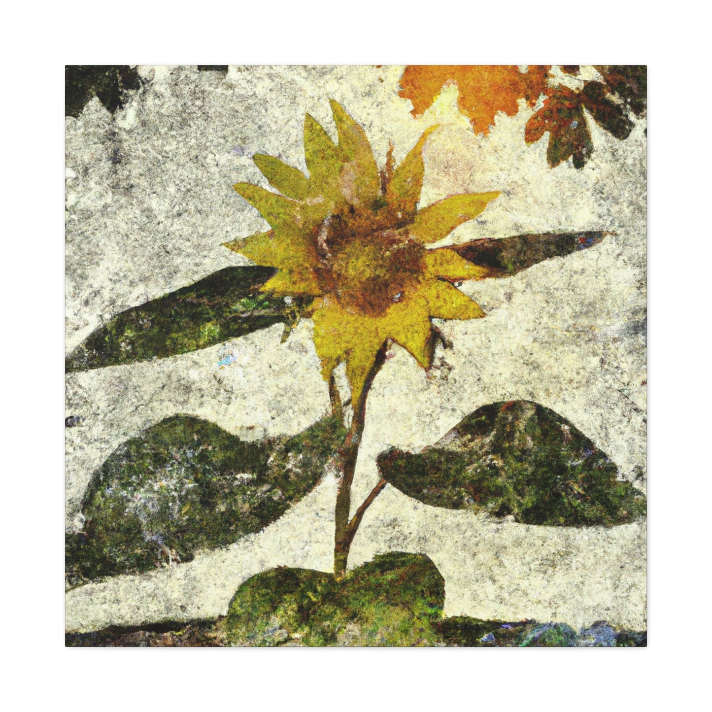 "Sunflower's Brilliant Radiance" - Canvas