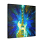 Electric Guitar Impressionism - Canvas