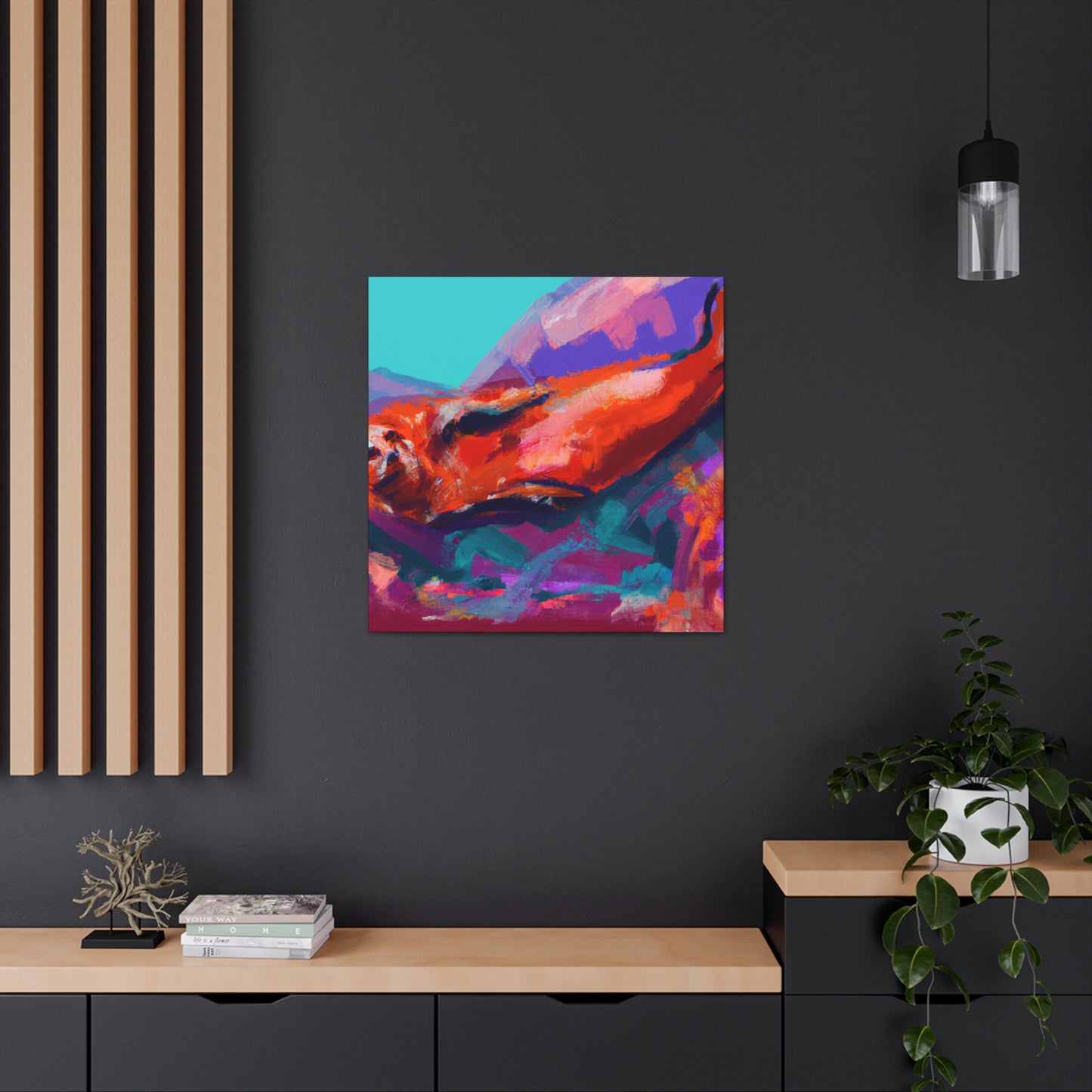 Seal in Abstraction - Canvas