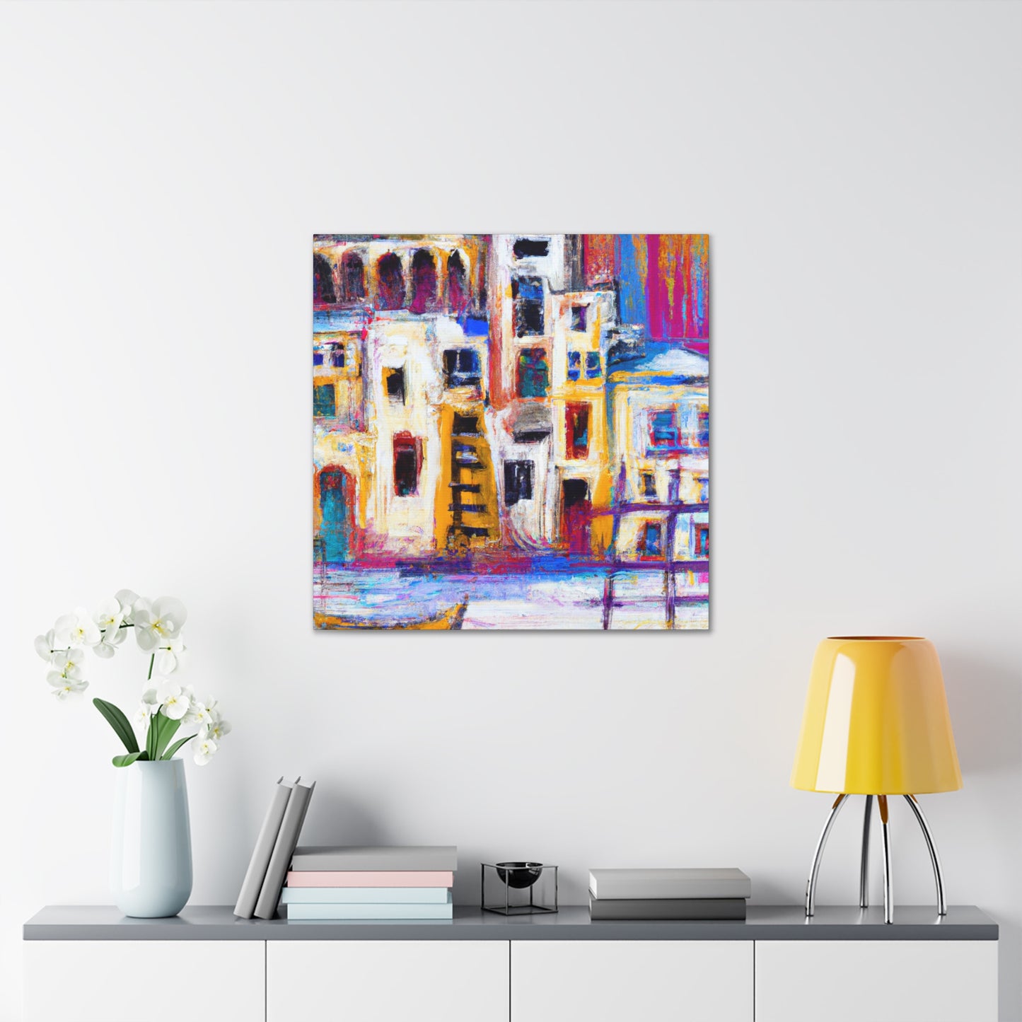 "Mediterranean Abstraction Views" - Canvas