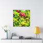 "Hydrangea Digital Tapestry" - Canvas