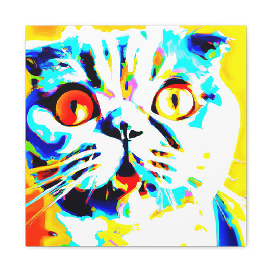 Scottish Fold Reflection - Canvas