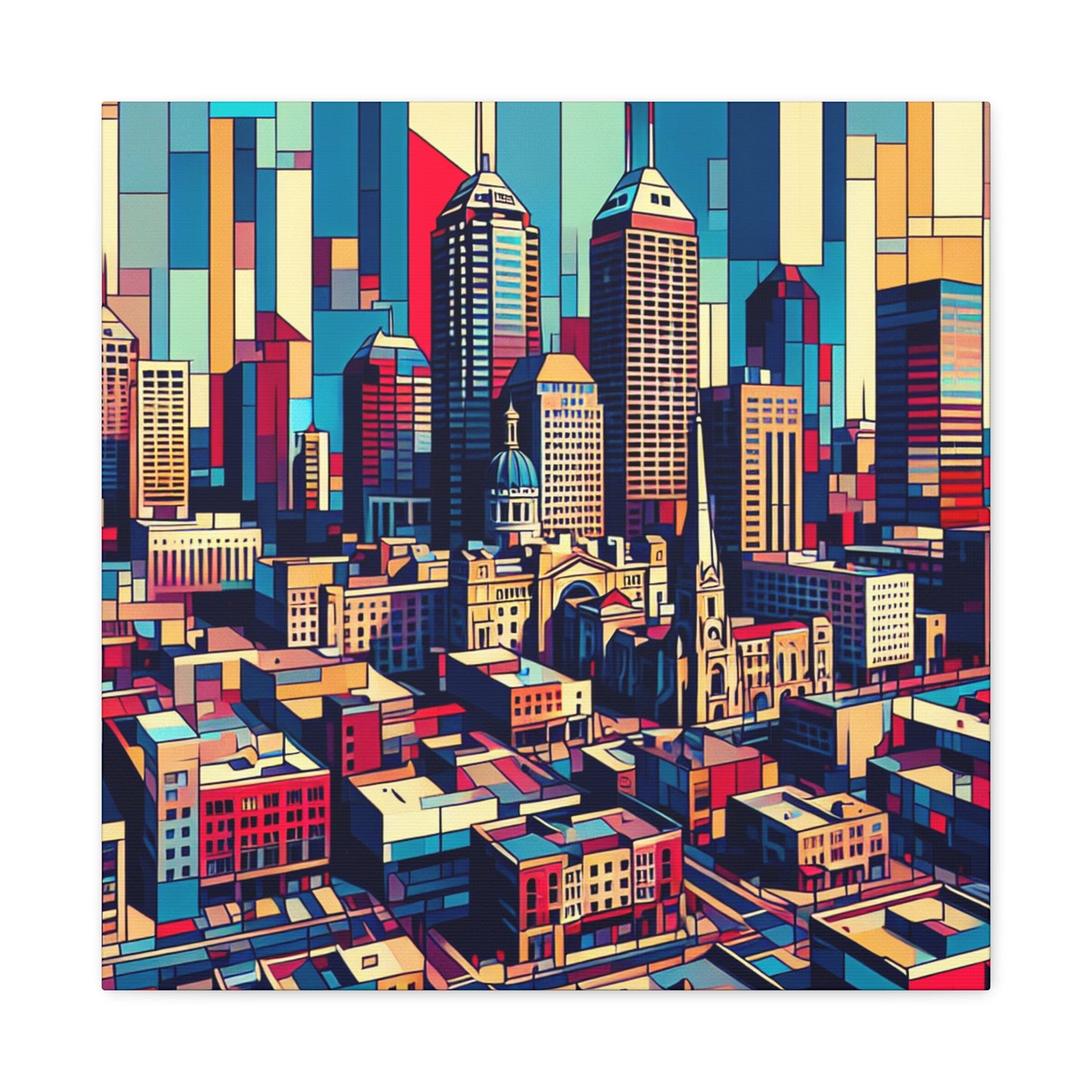 "Urban Canvas: Indy Impressions" - Canvas