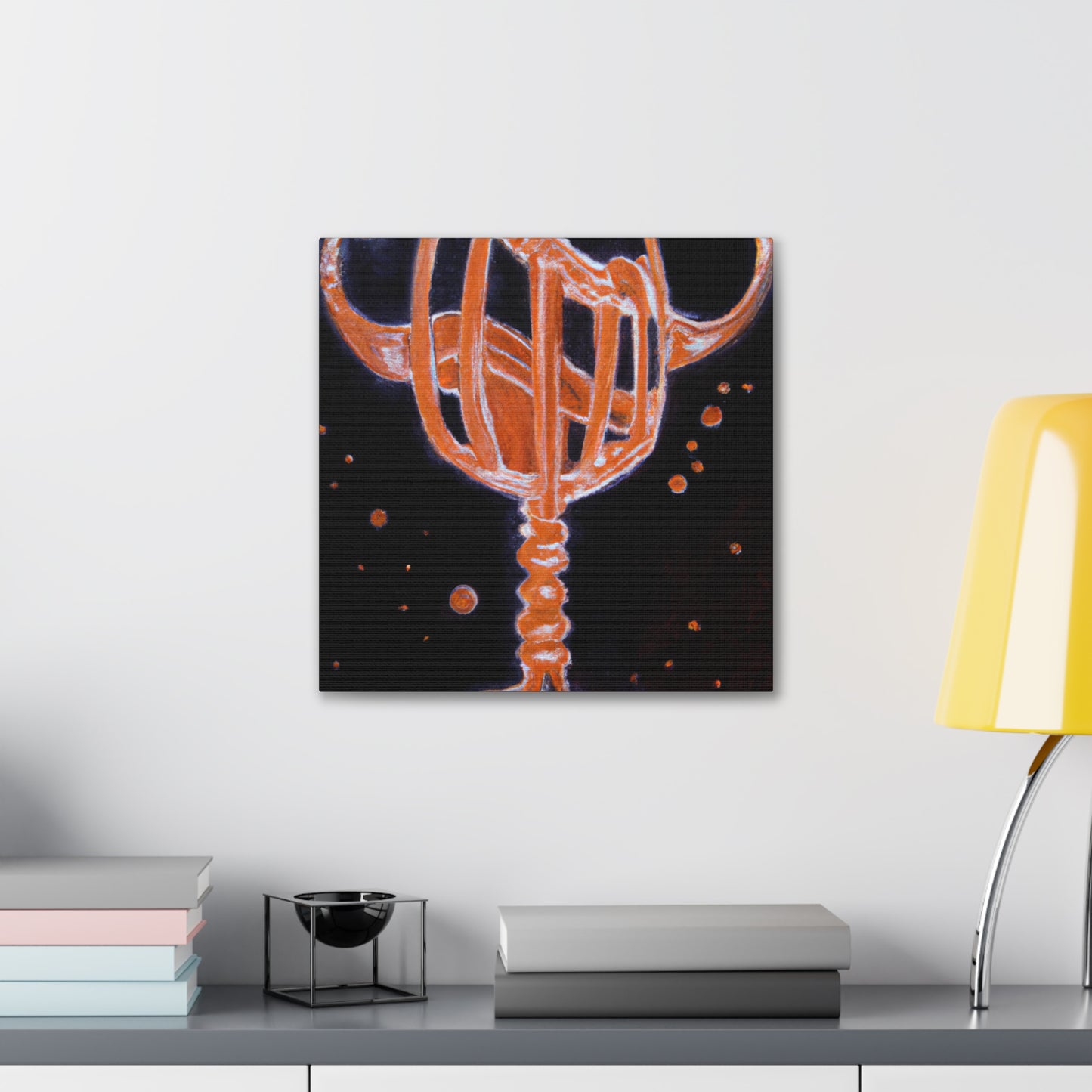 "Glorious Steampunk Wineglass" - Canvas