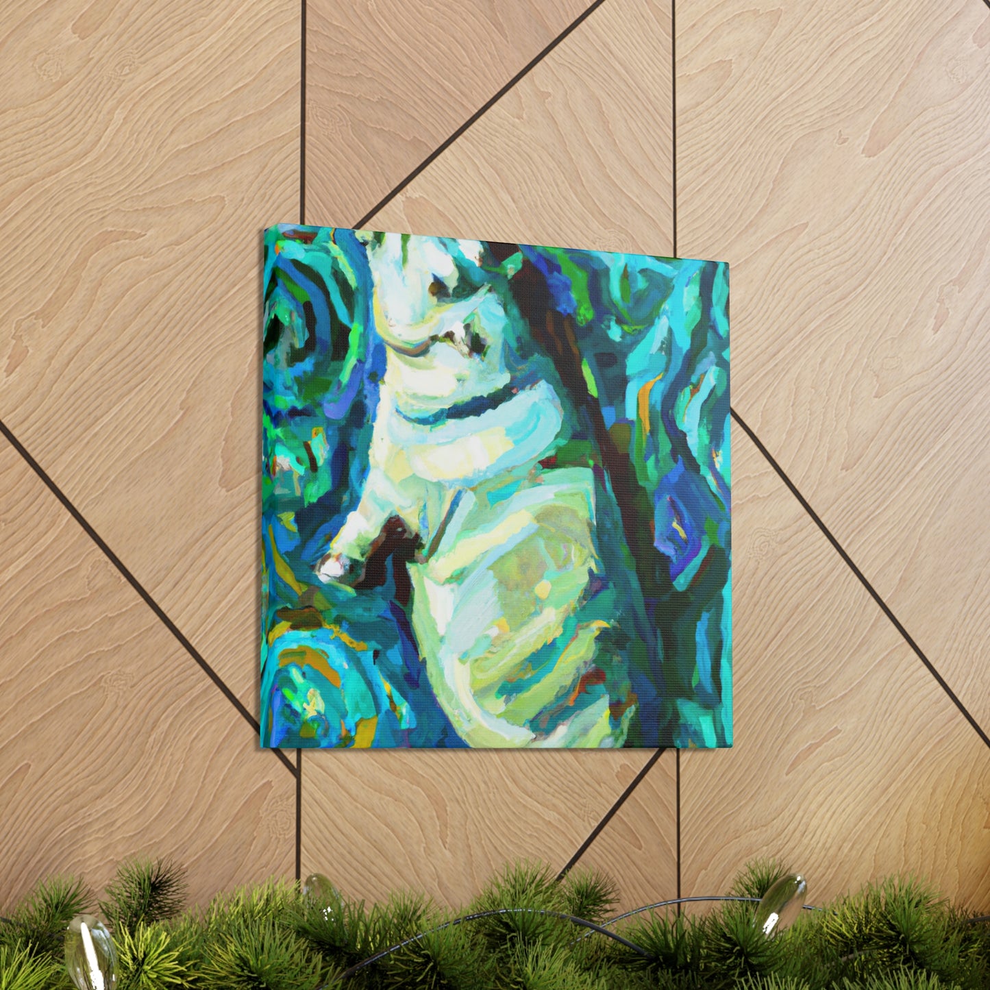 'Manatee in Abstract' - Canvas