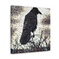 American Crow Mosaic - Canvas