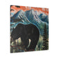 "Black Bear Unfathomable" - Canvas