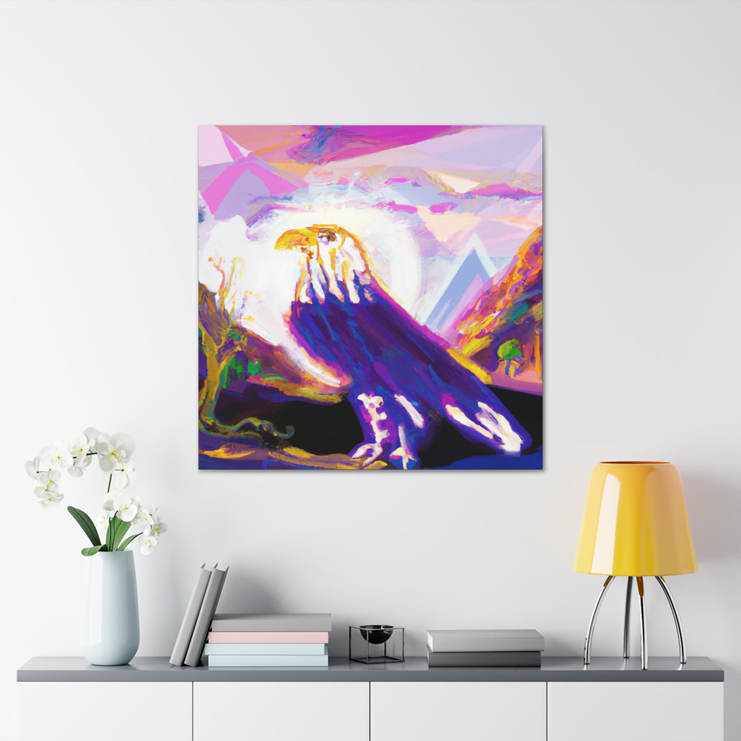 Golden Eagle Glorified - Canvas