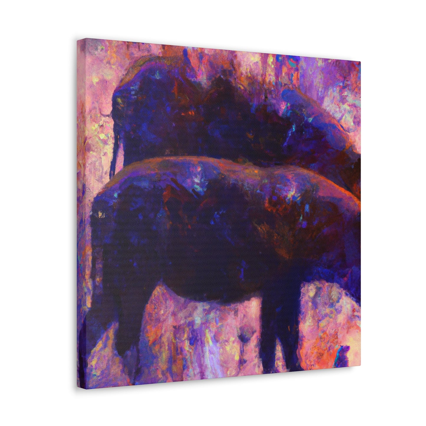 Warthog at Dusk - Canvas