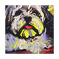 "Shih Tzu Expressionism Art" - Canvas