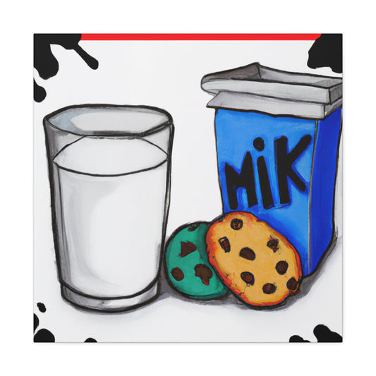 "Milk and Cookie Oasis" - Canvas