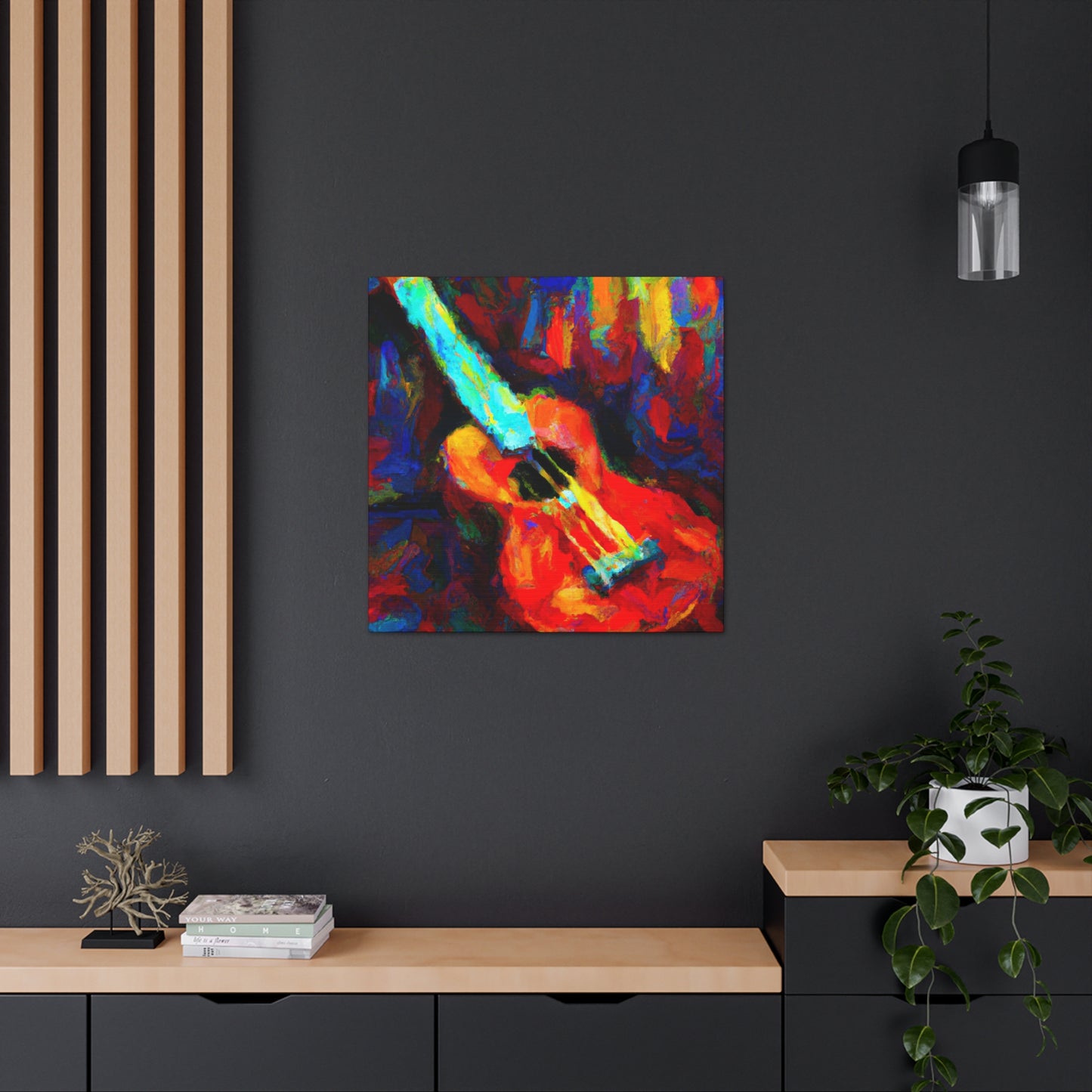 "Ukelele at Sunrise" - Canvas