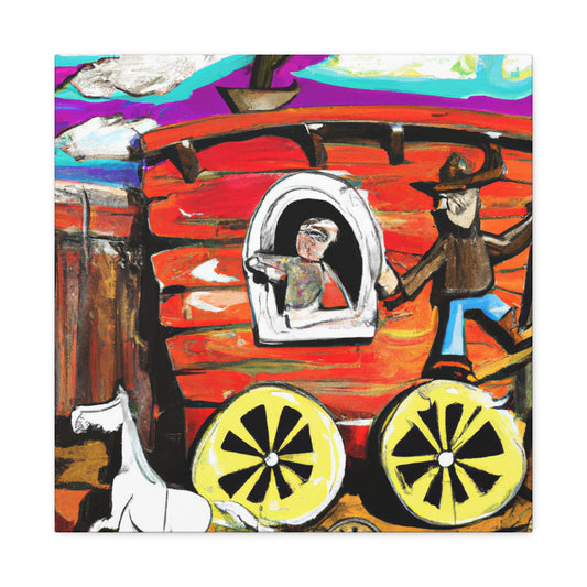 Chuck Wagon Classic Scene - Canvas