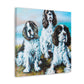 English Springer Dreams - Canvas