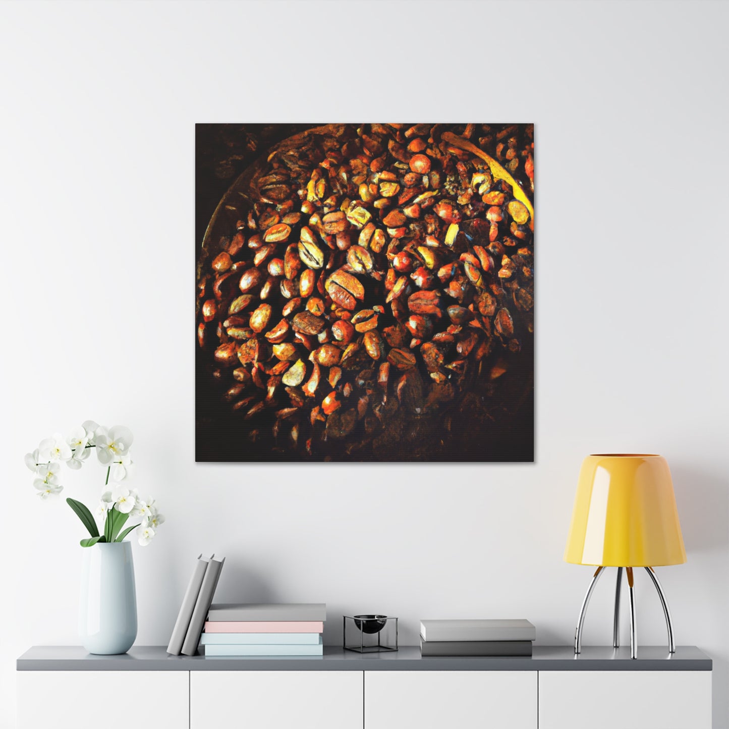 Coffee Beans Harvested - Canvas