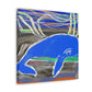 "Whale's Awesome Expression" - Canvas