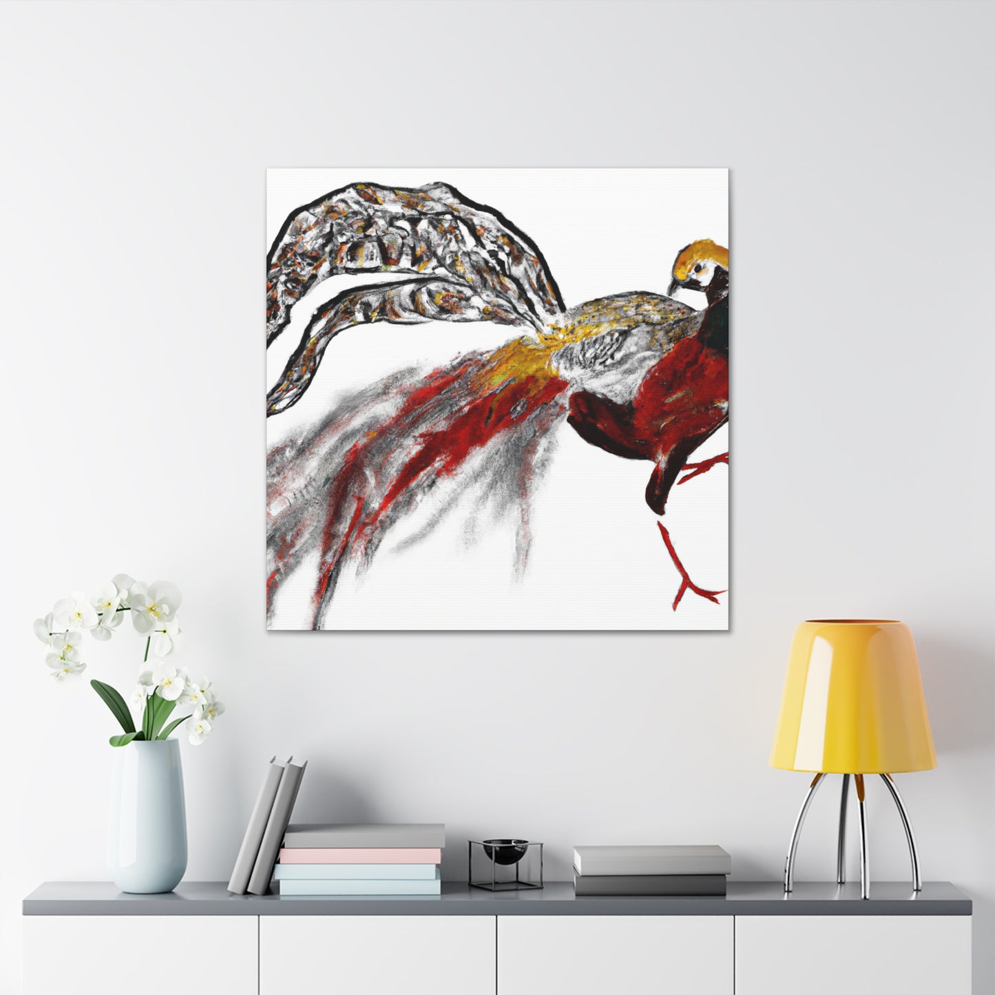 Golden Pheasant Glory - Canvas