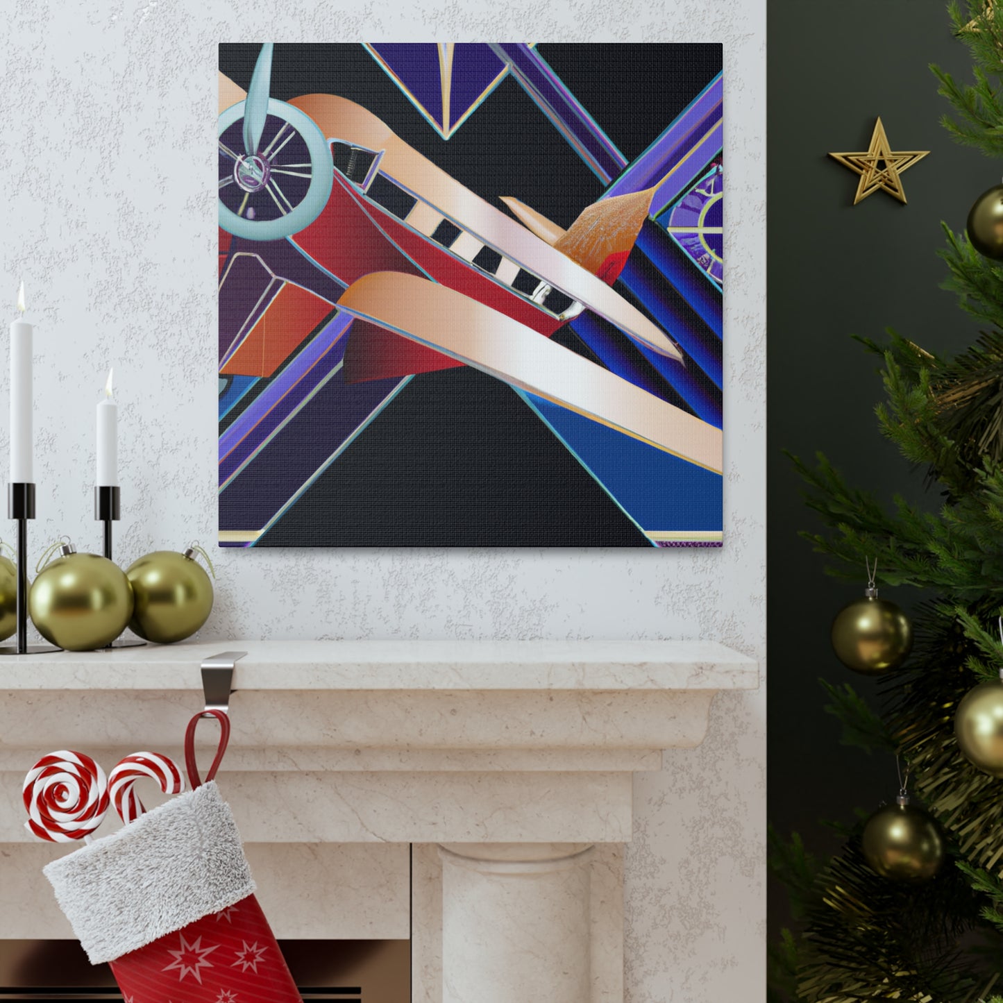 "Aviation's Art Deco" - Canvas