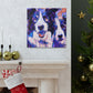 "Border Collie Impressionism" - Canvas