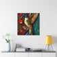 Hummingbird in Flight. - Canvas