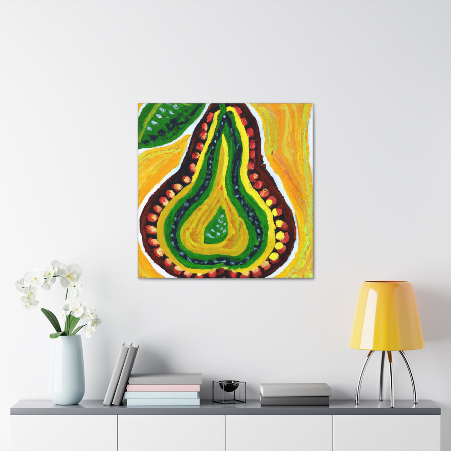 "Pear of Plenty Abound" - Canvas