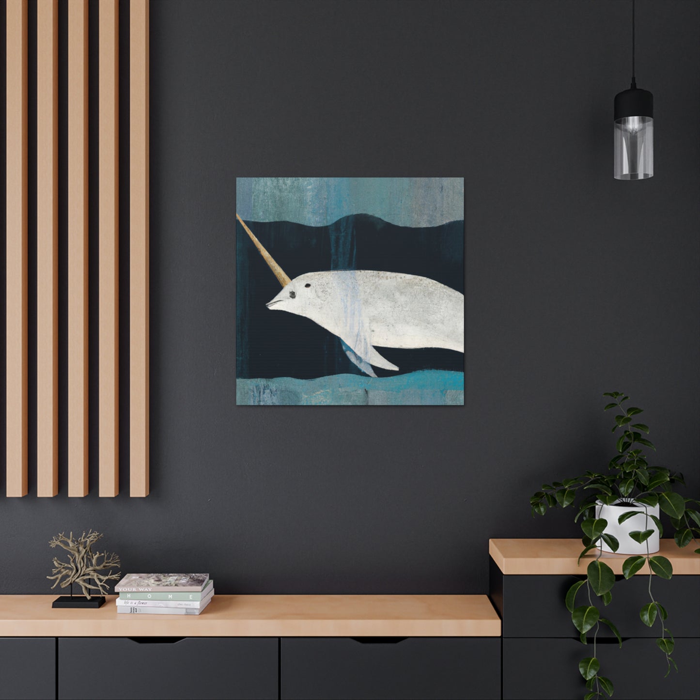 Narwhal's Mystic Dance - Canvas