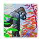 Gorilla In Monochrome - Canvas