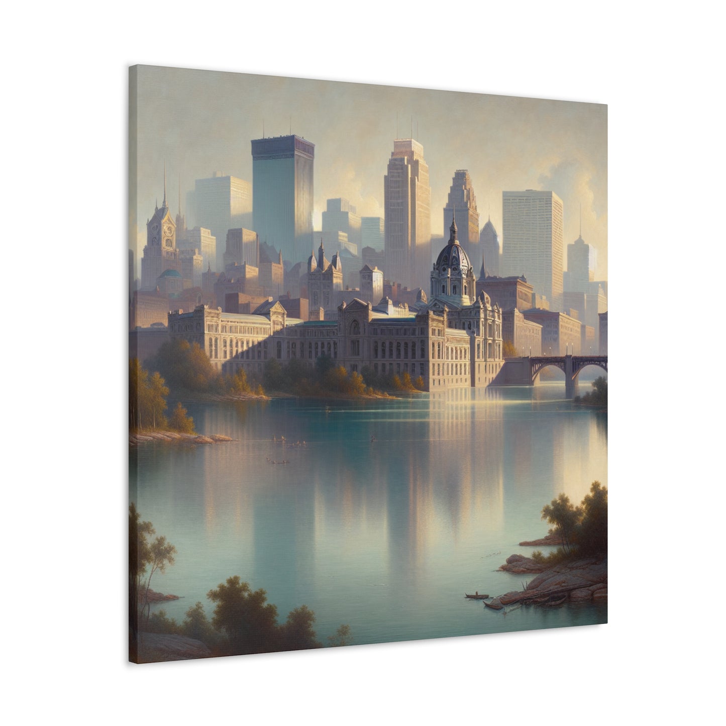 "City of Northern Bliss" - Canvas