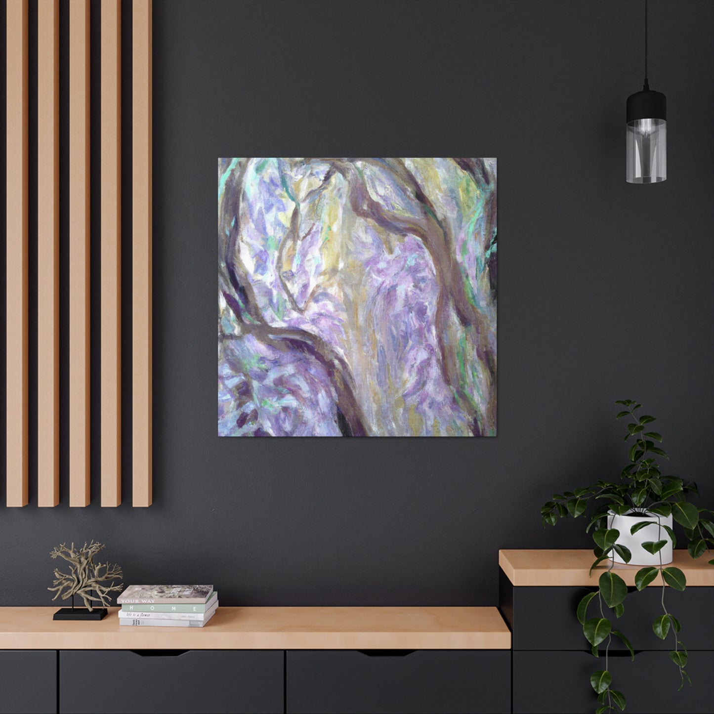 "Wisteria Blossoming Bliss" - Canvas