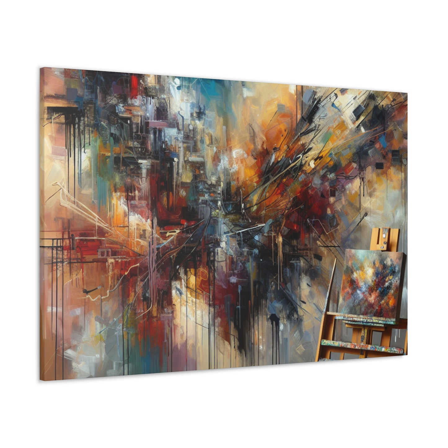 Chaos Unleashed Vivaciously - Canvas