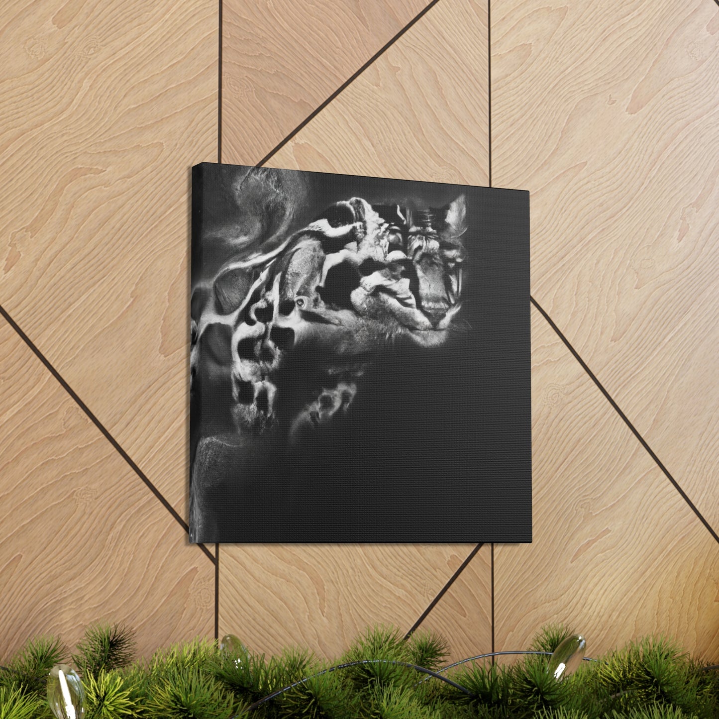 "Clouded Leopard Fantasia" - Canvas