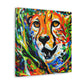 "Cheetah in Impressionism" - Canvas