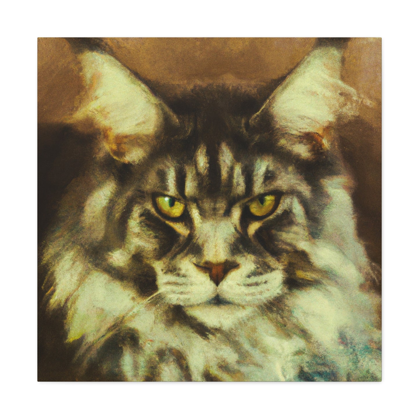 Maine Coon Majesty - Canvas