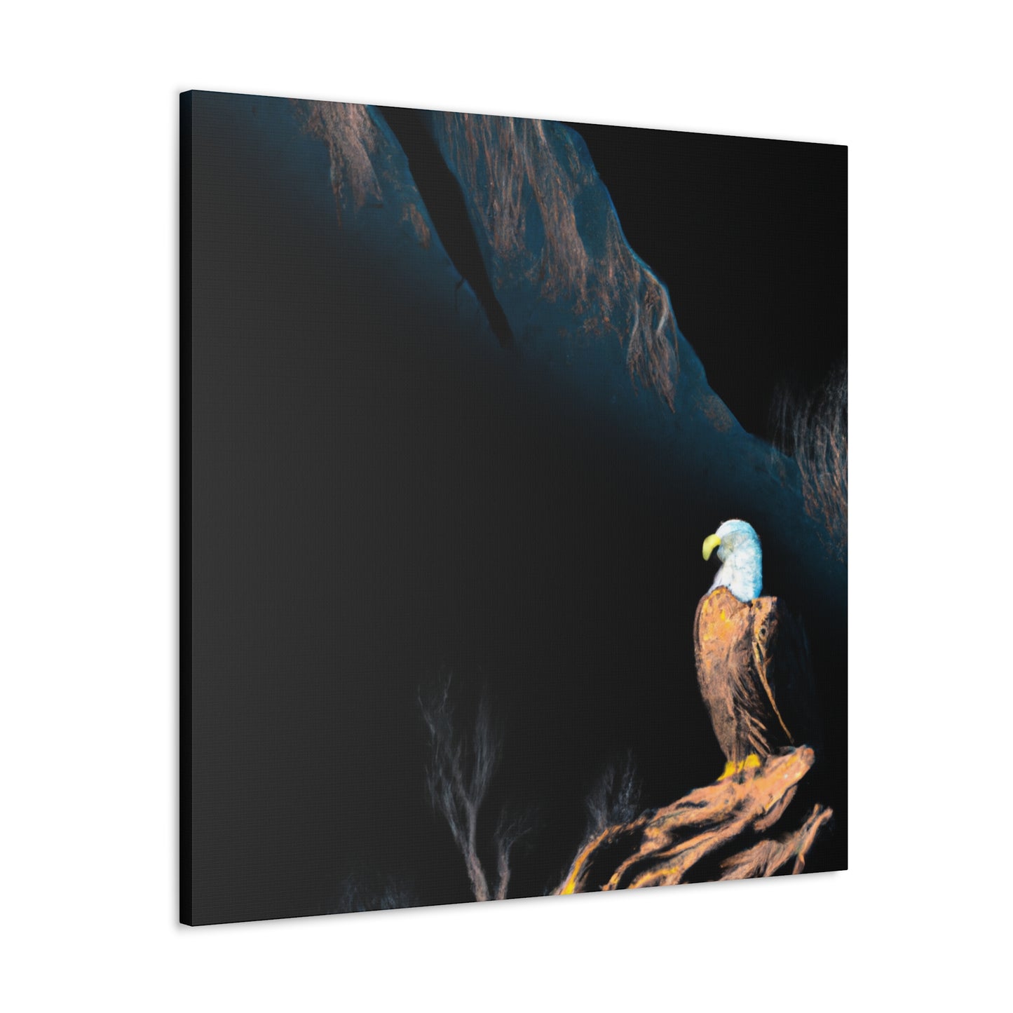 "Bald Eagle in Flight" - Canvas