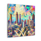 Urban Symphony in Atlanta - Canvas